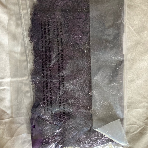 Brand new metallic plum-colored thong - Picture 3 of 3